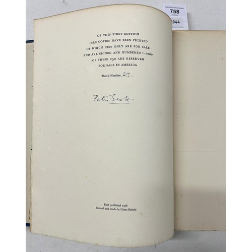 758 - Scott (Peter), Wild Chorus, limited edition copy, 1/1200, No 217, signed by the author