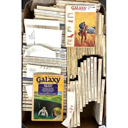 756 - Assorted 1970s Galaxy Science Fiction paperbacks (box) Provenance: Part of a large single owner coll... 