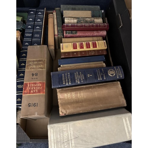 762 - Assorted bound copies of The Connoisseur, assorted other books (5 boxes)