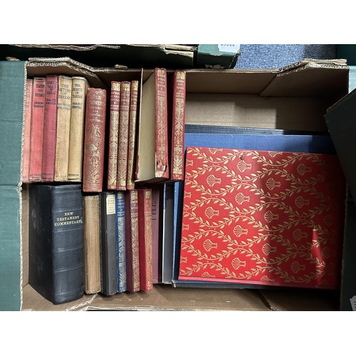 767 - Dickens (Charles), Oliver Twist, published 1838, 3 vols., and assorted other books (3 boxes)