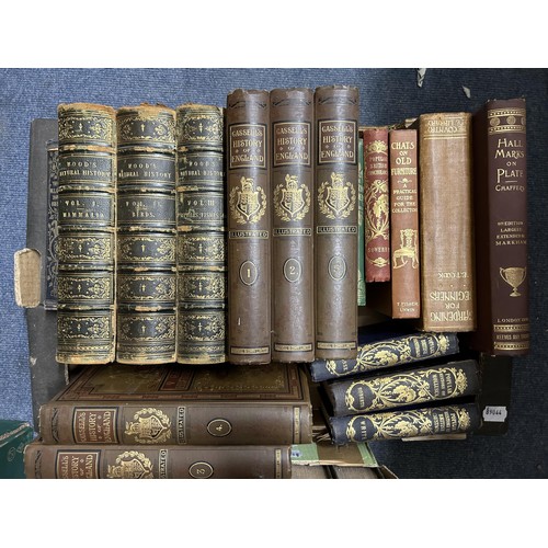 769 - Wood (J G), The Illustrated Natural History, 3 vols., and assorted other books (2 boxes)