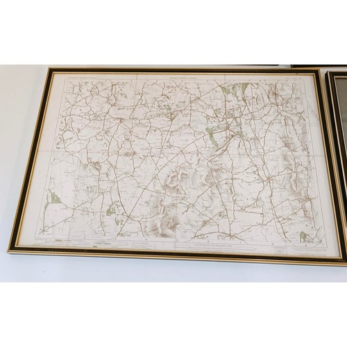 781 - A map of Dorchester, Dorset Shire, 20 x 26 cm, a map of Lancaster, by Robert Morden, 44 x 37 cm and ... 