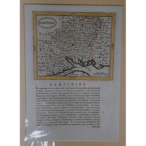 783 - A map of the British Isles, 24 x 32 cm and three other maps (4)