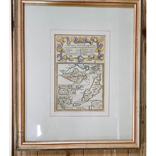 783 - A map of the British Isles, 24 x 32 cm and three other maps (4)