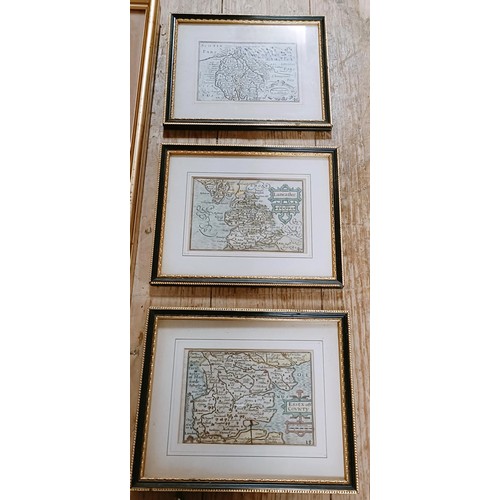 782 - A map of Cambridgeshire, 30 x 32 cm and assorted other maps (box)