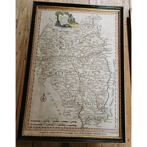 782 - A map of Cambridgeshire, 30 x 32 cm and assorted other maps (box)