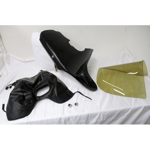 41 - 1955 Vincent Black Knight Screen, lefthand engine fairing and tank coverAll lots in this sale are so... 
