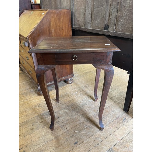 1058 - A stained wood side table, 55 cm wide