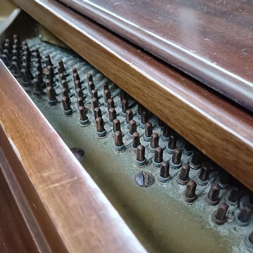 26 - An Allingham baby grand piano, in a mahogany case, 142 cm wide