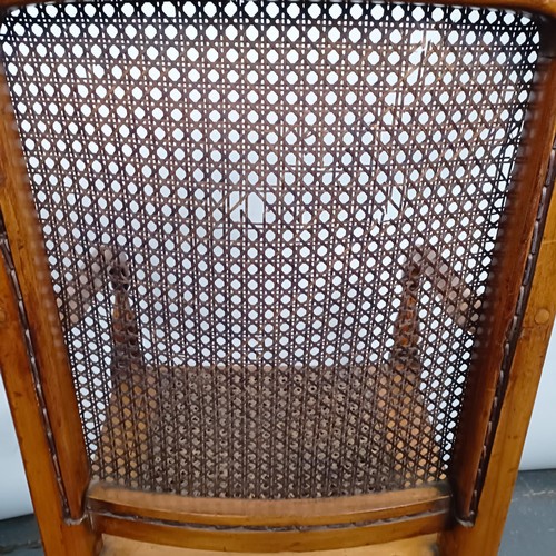 30 - A mahogany framed commode chair, and two single chairs (3)