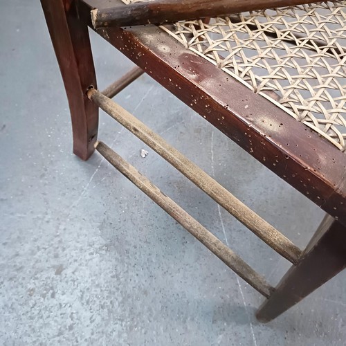 62 - A Victorian nursing chair, another, and a chair (3)