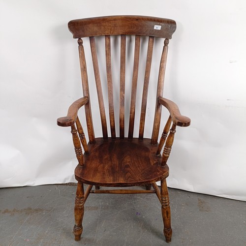 80 - A Victorian Windsor style armchair