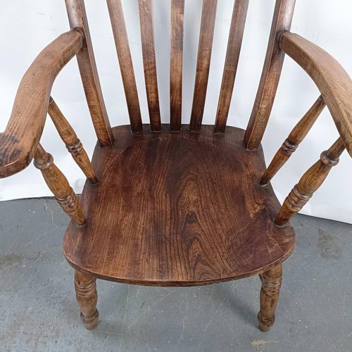 80 - A Victorian Windsor style armchair