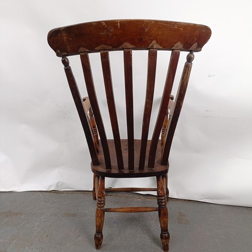 80 - A Victorian Windsor style armchair