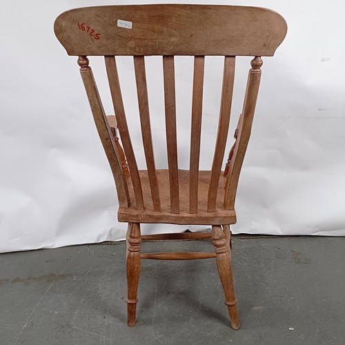 82 - A Victorian Windsor style  armchair