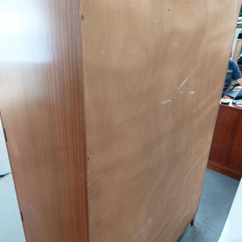 112 - A mahogany wardrobe, 118 cm wide x 176 cm high