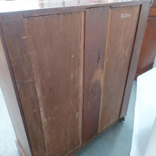 133 - A Victorian mahogany secretaire cabinet, 92 cm wide