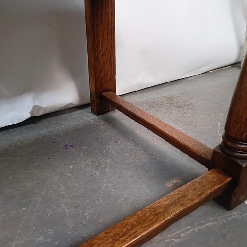 139 - A 17th century style oak cabinet, with carved decoration, 92 cm wide