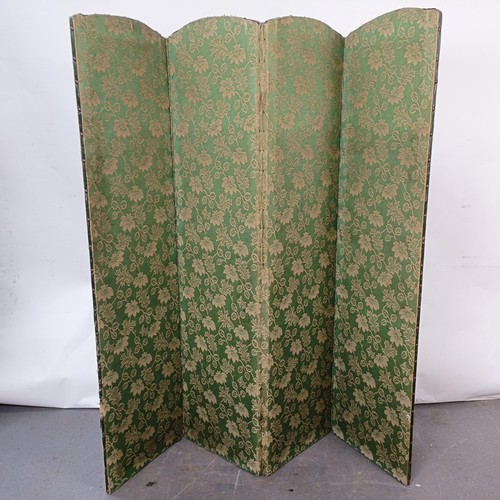 150 - A folding screen, each panel 145 cm