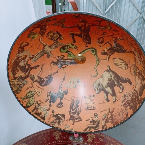 161 - A Zoffoli drinks cabinet, in the form of a globe, 85 cm diameter