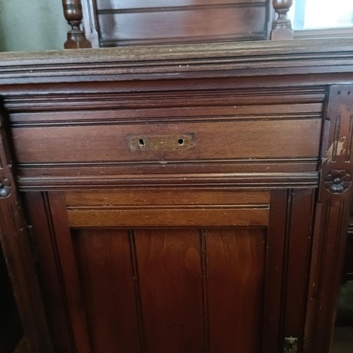 8 - An early 20th century walnut sideboard, 190 cm wide<br /><br />Please note collection is from TA9 4L...