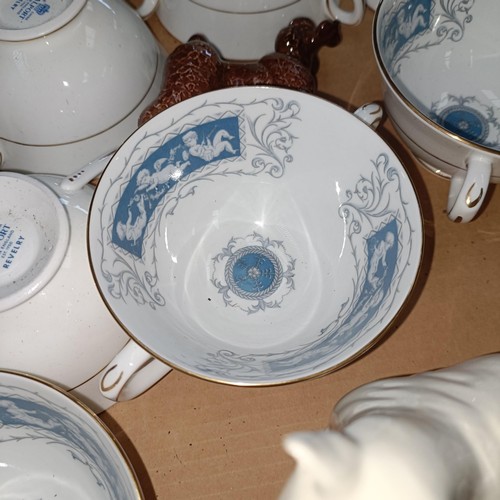 13 - A Coalport Revelry part tea service, and assorted ceramics (2 boxes)<br /><br />Please note collecti...