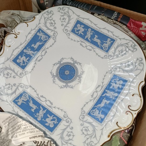 13 - A Coalport Revelry part tea service, and assorted ceramics (2 boxes)<br /><br />Please note collecti...