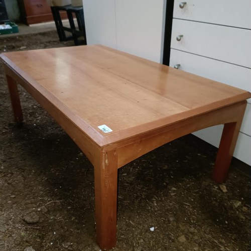 14 - A modern coffee table, 108 cm wide, and four units<br /><br />Please note collection is from TA9 4LJ...