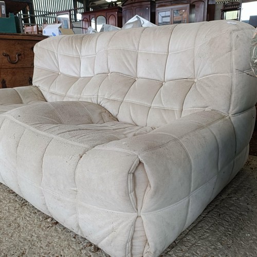 45 - A modern two seater sofa, 165 cm wide<br /><br />Please note collection is from TA9 4LJ only on 22nd...