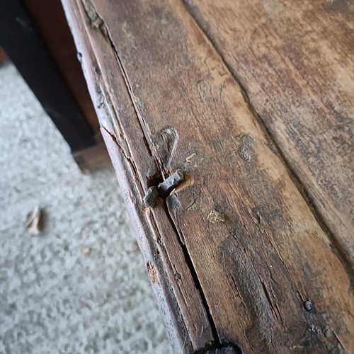 47 - A 19th century Anglo India ammunition chest, on wheels, with metal mounts, 120 cm widePlease note co... 