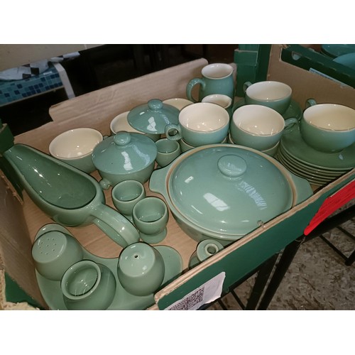 29 - Assorted Denby pottery (2 boxes)<br /><br />Please note collection is from TA9 4LJ only on 22nd, 23r...