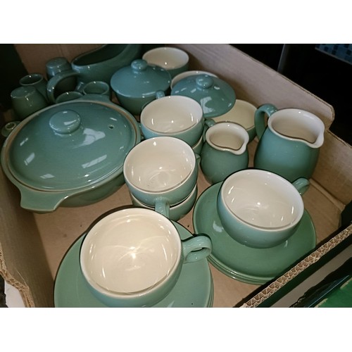 29 - Assorted Denby pottery (2 boxes)<br /><br />Please note collection is from TA9 4LJ only on 22nd, 23r...