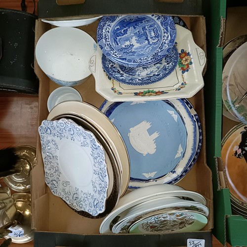 32 - A red and white wash set, assorted ceramics and other items (qty)<br /><br />Please note collection ...