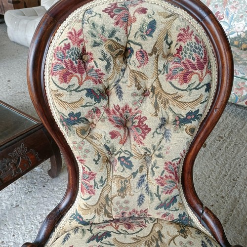 58 - A Victorian nursing chair, and another (2)<br /><br />Please note collection is from TA9 4LJ only on...