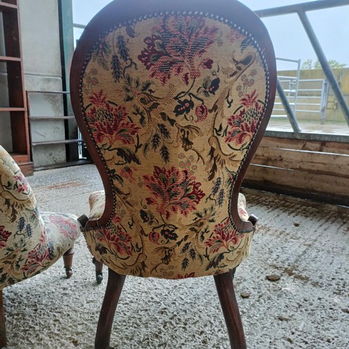 58 - A Victorian nursing chair, and another (2)<br /><br />Please note collection is from TA9 4LJ only on...