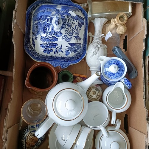 64 - A large quantity of ceramics, glass, books, and other items (qty)Please note collection is from TA9 ... 