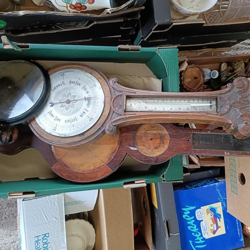 68 - A large quantity to include barometers, ceramics, and other items (qty)Please note collection is fro... 