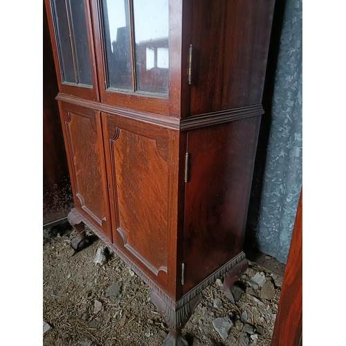 78 - A mahogany bookcase, 62 cm widePlease note collection is from TA9 4LJ only on 22nd, 23rd, 24th &... 