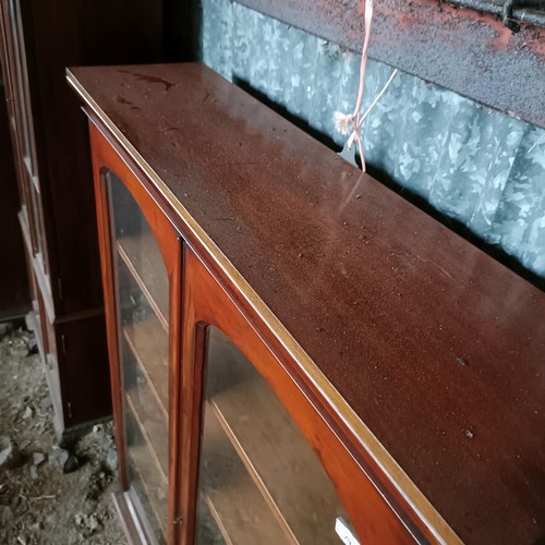 79 - A 19th century mahogany bookcase, 100 cm widePlease note collection is from TA9 4LJ only on 22nd, 23... 