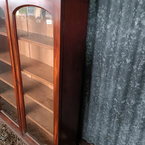 79 - A 19th century mahogany bookcase, 100 cm widePlease note collection is from TA9 4LJ only on 22nd, 23... 