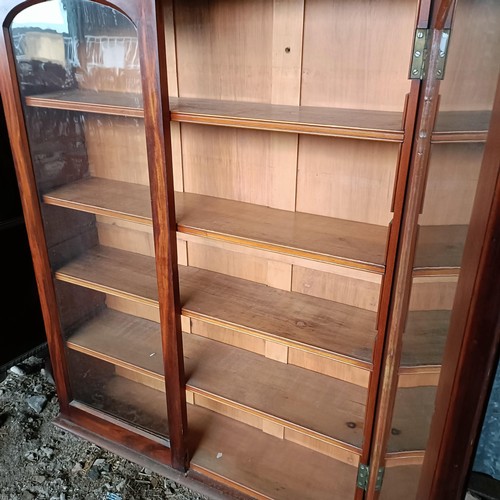 79 - A 19th century mahogany bookcase, 100 cm widePlease note collection is from TA9 4LJ only on 22nd, 23... 