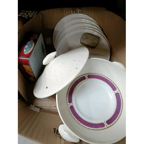 105 - A large quantity of assorted ceramics, metalwares and other items (qty)Please note collection is fro... 