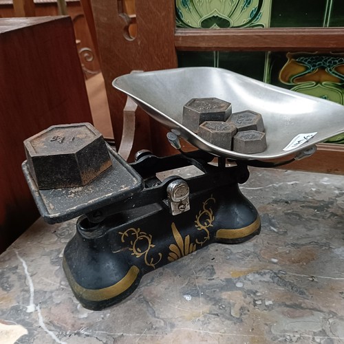 149 - A set of kitchen scales, and two others (3)Please note collection is from TA9 4LJ only on 22nd, 23rd... 