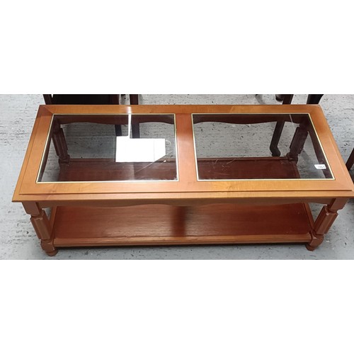 198 - A mahogany oval coffee table, and another (2)Please note collection is from TA9 4LJ only on 22nd, 23... 