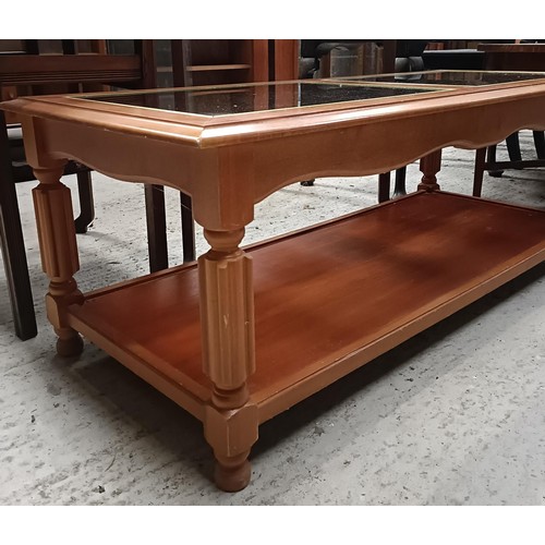 198 - A mahogany oval coffee table, and another (2)Please note collection is from TA9 4LJ only on 22nd, 23... 