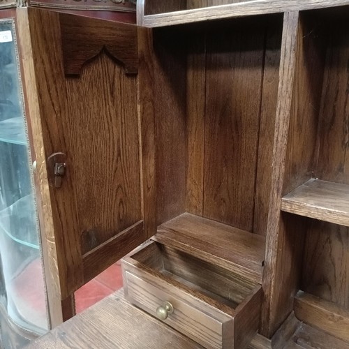 206 - A Goodwin & Titchmarsh style oak dresser, 140 cm widePlease note collection is from TA9 4LJ only... 