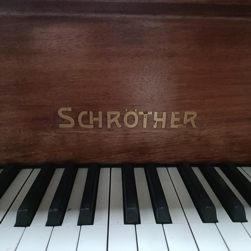 225 - A Schrother baby grand piano, in a mahogany case, 145 cm wide, Ivory Exemption ref WRYY5S2APlease no... 