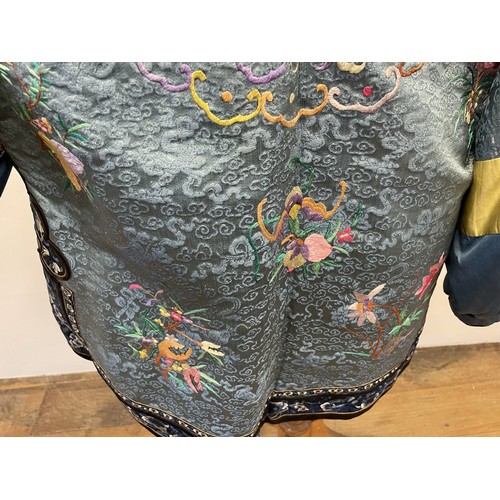 893 - A Chinese silk embroidered jacket