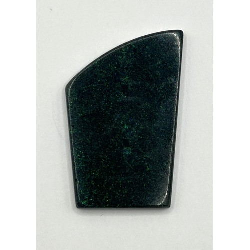 379 - A piece of black opal, 8.9 g