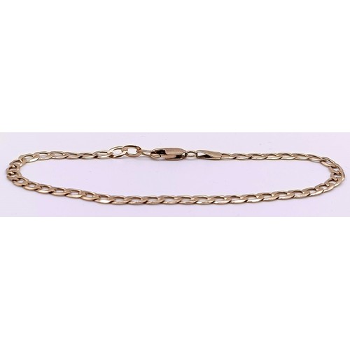 415 - A 9ct gold bracelet, 2.7 g